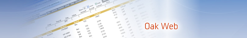 OakWeb Web based futures trading platform